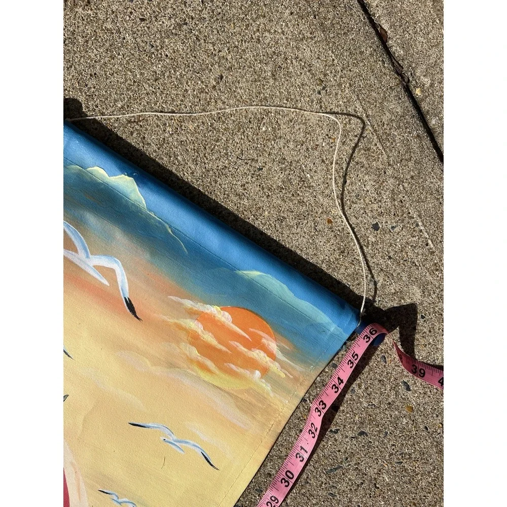 Beach Hanging Canvas Hand Painted Beautiful Summer Decor‎